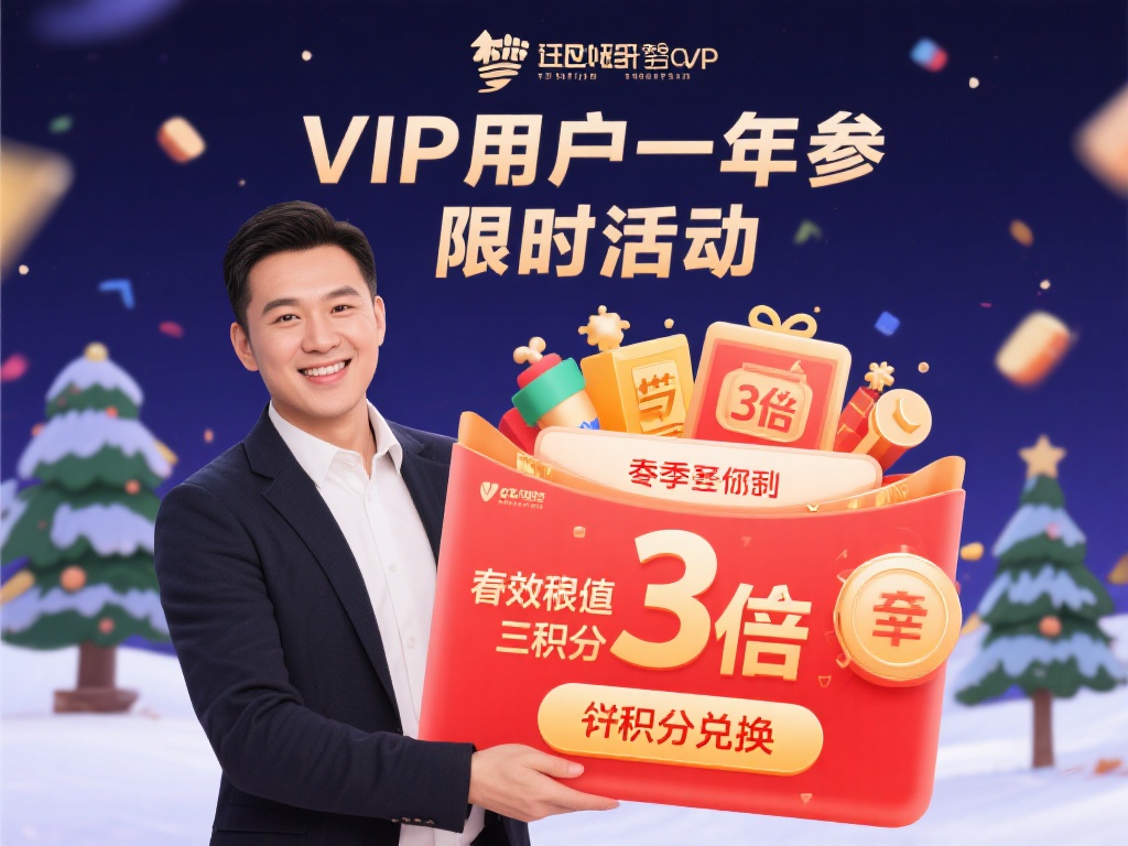 举个例子，一位VIP用户在今年参与限时活动时，额外