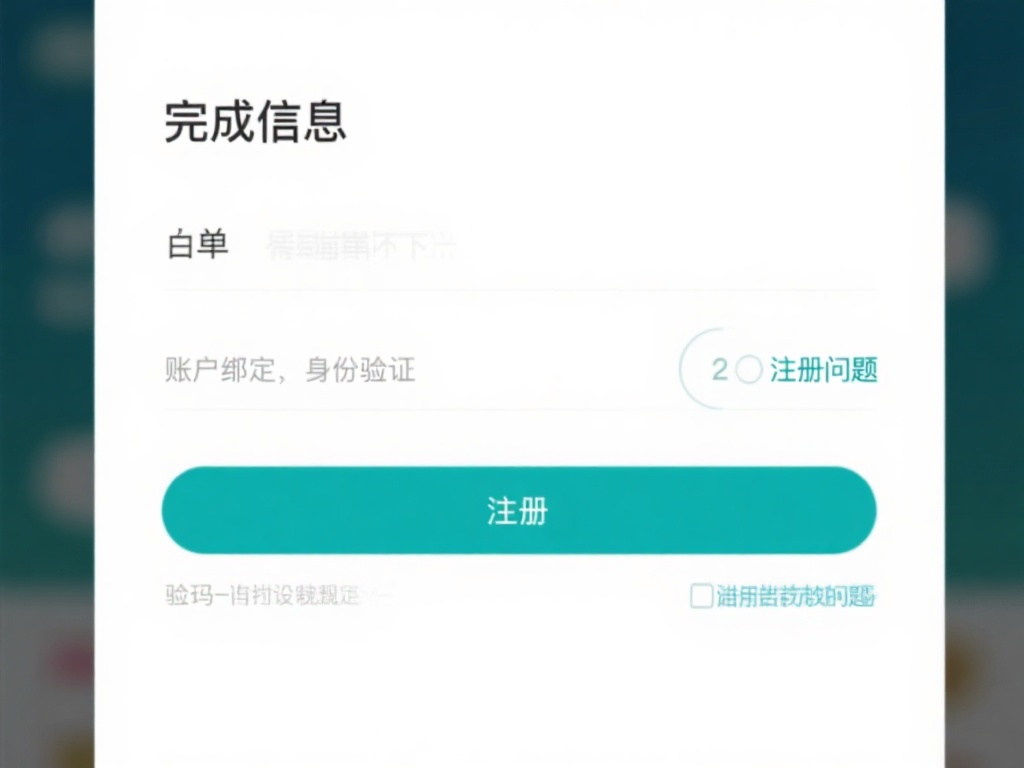 完成信息填写后，下一个环节是账户绑定和身份验证。这