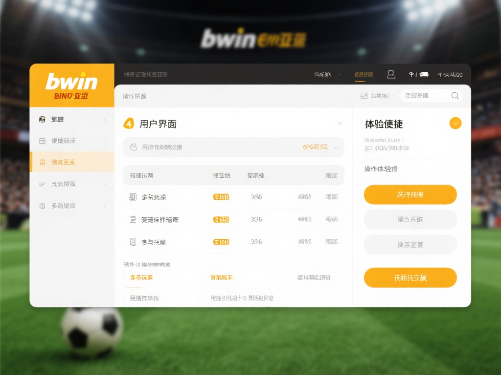 深入解析bwin必赢亚洲独特优势及平台特点 4. 用户界面简洁,操作体验佳
对于许多玩家来说